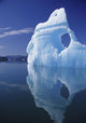 Huge Iceberg With Hole, Leconte Bay, Southeast, Alaska Wall Mural