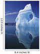 Huge Iceberg With Hole, Leconte Bay, Southeast, Alaska Wall Mural