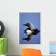 Closeup Of Pacific Loon Wall Mural