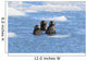 Sea Otters Swim In An Ice Floe At Yale Glacier In Prince William Sound Wall Mural