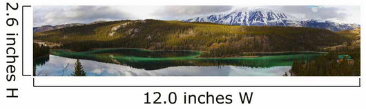 Emerald lake panorama;Carcross yukon canada Wall Mural