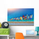 Aerial Colorful Boats Mediterranean Wall Decal