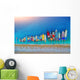 Aerial Colorful Boats Mediterranean Wall Decal