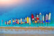 Aerial Colorful Boats Mediterranean Wall Decal