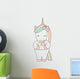 Ice Creme Unicorn Wall Decal