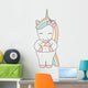 Ice Creme Unicorn Wall Decal