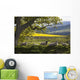 Sheep Laying On The Grass Under A Tree Wall Mural