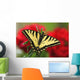 Close Up Of A Canadian Tiger Swallowtail Butterfly Wall Mural