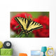 Close Up Of A Canadian Tiger Swallowtail Butterfly Wall Mural