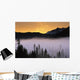 Morning Fog @ Sunrise Along Snow River Kp Alaska Summer Chugach Nf Wall Mural