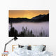 Morning Fog @ Sunrise Along Snow River Kp Alaska Summer Chugach Nf Wall Mural