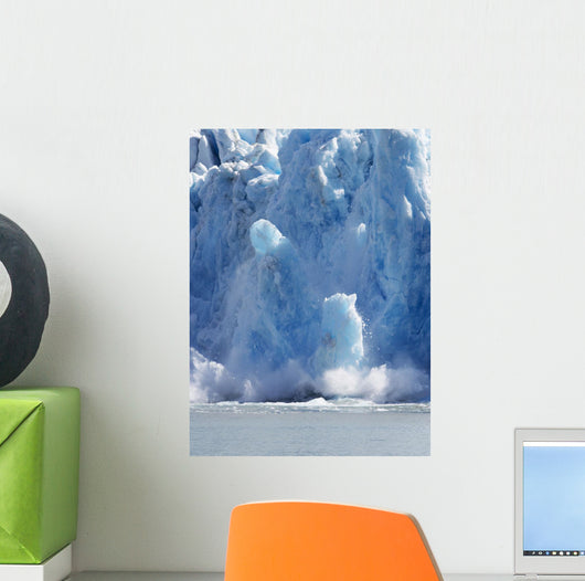 Dawes Glacier Calving In Endicott Arm Wall Mural