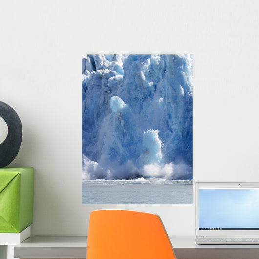 Dawes Glacier Calving In Endicott Arm Wall Mural