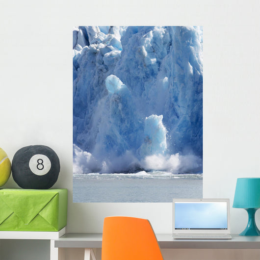Dawes Glacier Calving In Endicott Arm Wall Mural