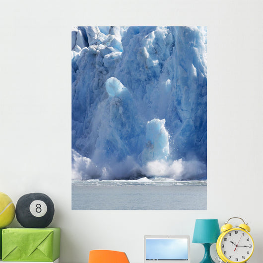 Dawes Glacier Calving In Endicott Arm Wall Mural