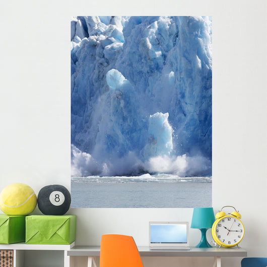 Dawes Glacier Calving In Endicott Arm Wall Mural
