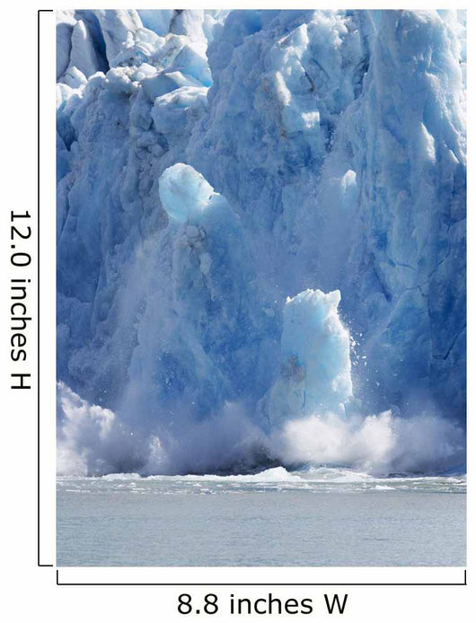 Dawes Glacier Calving In Endicott Arm Wall Mural