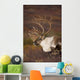 Bull Caribou On Autumn Tundra In Denali National Park, Interior Alaska Wall Mural