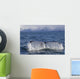 Humpback Whale Fluking With Water Cascading Wall Mural
