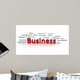 Business Words Wall Decal