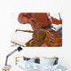 Crab Fisherman Carries A Brown Crab Wall Mural