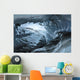 A Water Channel Cuts A Tunnel Through The Ice Of The Matanuska Glacier Wall Mural