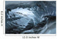 A Water Channel Cuts A Tunnel Through The Ice Of The Matanuska Glacier Wall Mural