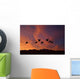 Sandhill Cranes At Bosque Del Apache National Wildlife Refuge Fall Wall Mural