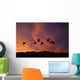 Sandhill Cranes At Bosque Del Apache National Wildlife Refuge Fall Wall Mural