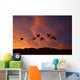 Sandhill Cranes At Bosque Del Apache National Wildlife Refuge Fall Wall Mural