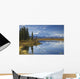 The North Face And Peak Of Mt Mckinley Is Reflected Wall Mural