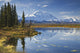 The North Face And Peak Of Mt Mckinley Is Reflected Wall Mural