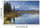 The North Face And Peak Of Mt Mckinley Is Reflected Wall Mural