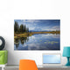 The North Face And Peak Of Mt Mckinley Is Reflected Wall Mural