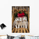 Siberian Husky Puppies Wall Mural