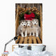 Siberian Husky Puppies Wall Mural