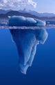 Tip Of The Iceberg Digital Composite Wall Mural