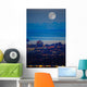 Anchorage Skyline At Sunset With The Cook Inlet In The Background Wall Mural