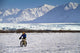 Man Fat Tire Mountain Biking On The Knik Glacier Wall Mural