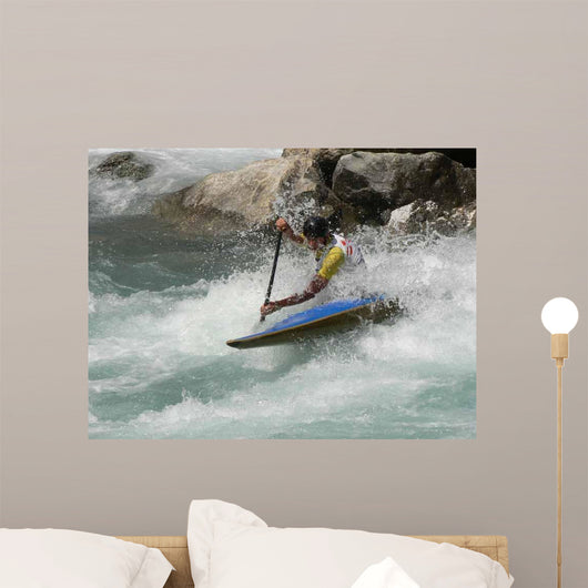 Canoakayak En Eaux Vives Wall Decal