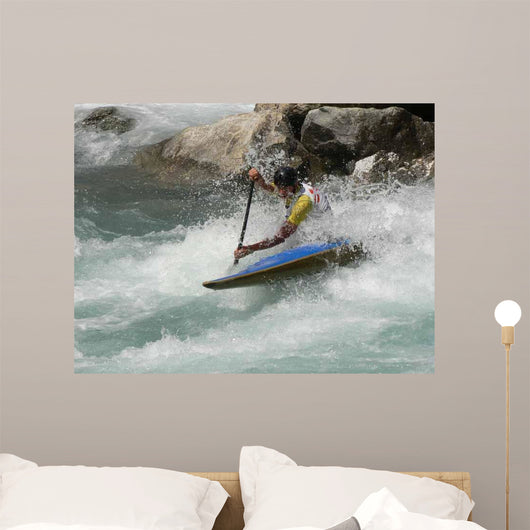 Canoakayak En Eaux Vives Wall Decal