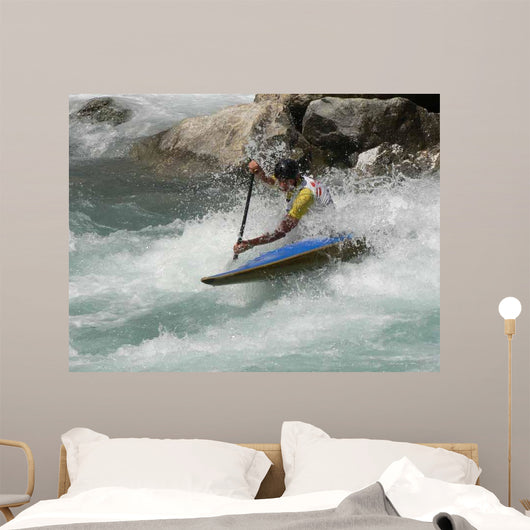 Canoakayak En Eaux Vives Wall Decal