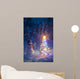 Snowman Stands Wall Mural