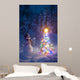 Snowman Stands Wall Mural
