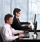Office Workers Wall Mural