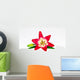 Red Lily Flower Wall Decal