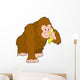 Gorilla and Banana Wall Decal