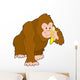 Gorilla and Banana Wall Decal