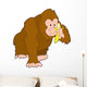 Gorilla and Banana Wall Decal