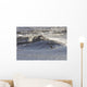 A Surfer Prepares To Ride A Large Bore Tide Wall Mural